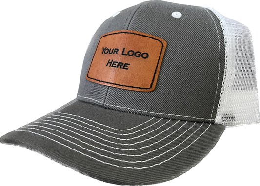 Custom Company Hats | Custom Business Hats | Leather Hat Patches | Personalized Hats | Wholesale Trucker Hats