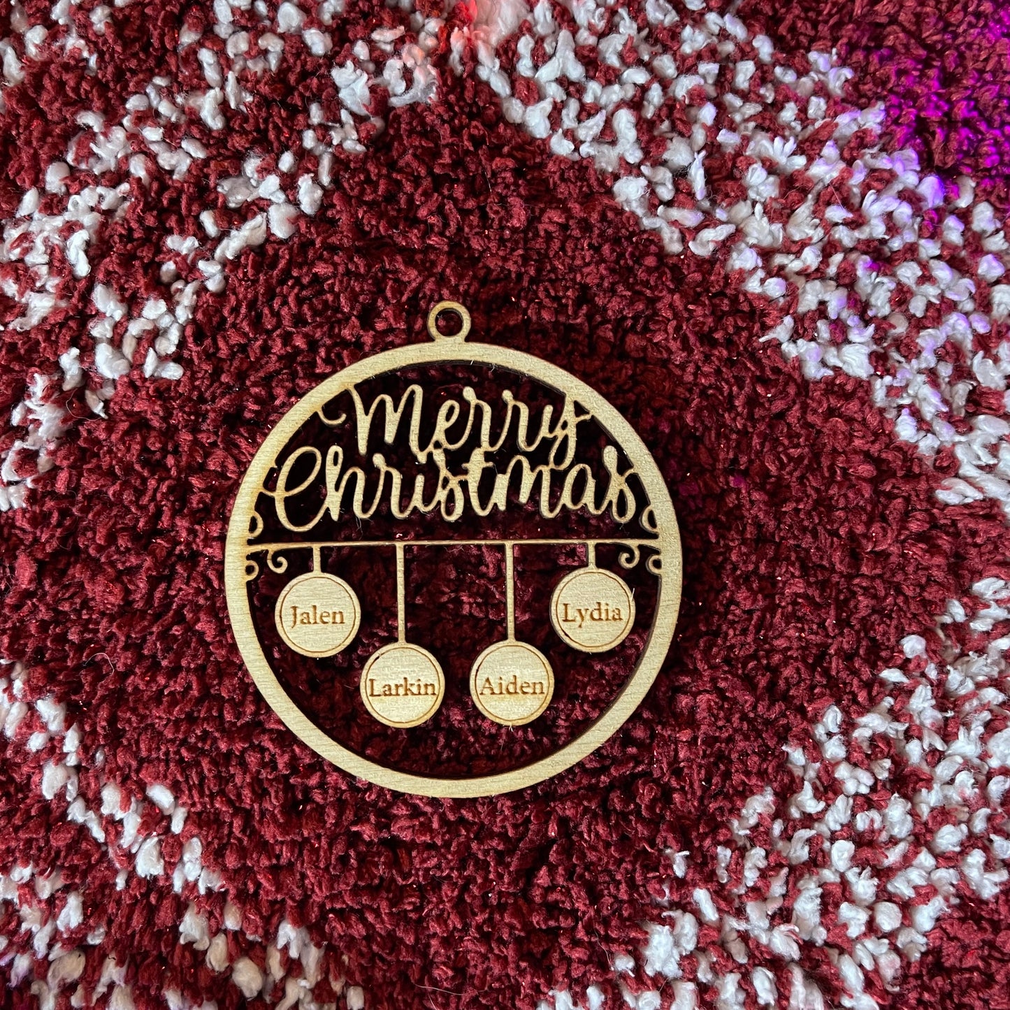 Custom Family Christmas Ornaments | 2022 Christmas Ornaments | Personalized Christmas Ornaments